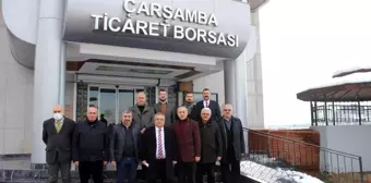 Çarşamba Ticaret Borsası, ilçe protokolünü ağırladı