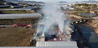 Antalya'da atölyede çıkan yangın söndürüldü