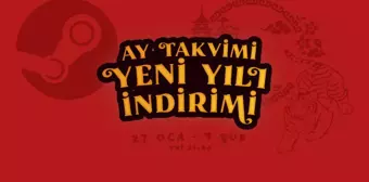 Steam, Ay Takvimi Yeni Yıl indirimleri başladı! %90'a varan indirimler yer alıyor