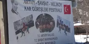 '25. Uluslararası Kar Üstü Karakucak Güreşleri' yapıldı