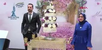 14 Şubat'a özel toplu nikah töreni; 14 çift evlendi