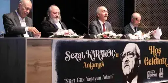 Büyükşehir Şair Sezai Karakoç'u andı