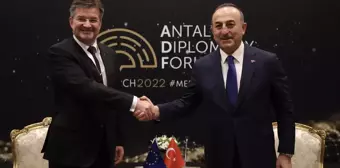 Çavuşoğlu, Bulgaristan Hak ve Özgürlükler Hareketi Genel Başkanı Karadayı ile görüştü