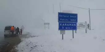 Sertavul Geçidi ulaşıma kapandı