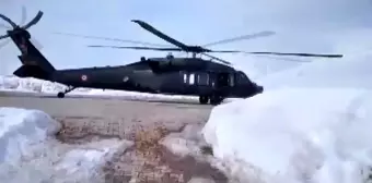 Ekipler helikopterle bölgeye ulaşarak elektrik arızasını giderdi