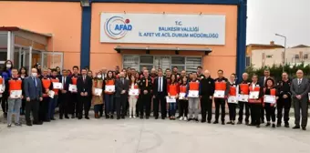 AFAD Gönüllüleri kimlik kartlarını aldı