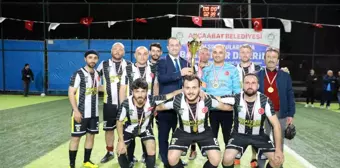 Akçaabat'ta kurumlar arası futbol turnuvası sona erdi