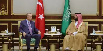 Cumhurbaşkanı Erdoğan, Suudi Arabistan Veliaht Prensi Selman'la görüştü