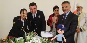 Son dakika haberleri: Tunceli'de jandarma gelin ile polis damat nikah masasına üniformayla oturdu