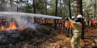 ATEŞ SAVAŞÇILARI' YANGIN SEZONUNA HAZIRLANIYOR