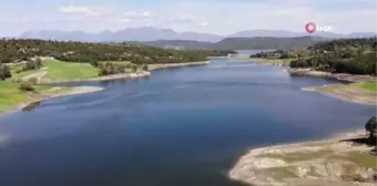 Barajlardaki korkutan kuraklığın yerini masmavi sular aldı