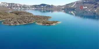 Nemrut Krater Gölü yaz turizmine hazır