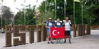 İstiklal Yolu'nda İnebolu'dan Ankara'ya yürüyen ekip Çankırı'ya ulaştı