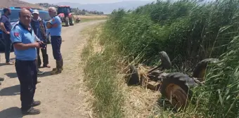 Gaziantep'te devrilen traktörün sürücüsü öldü