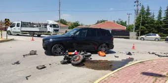 Konya'da otomobille motosiklet çarpıştı, bir kişi öldü, bir kişi yaralandı