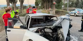 Son dakika haber | Aydın'da ağaca çarpan otomobilin sürücüsü öldü