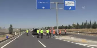 Son dakika haberleri | ŞANLIURFA - Direğe çarpan otomobildeki 3 kişi öldü, 1 kişi yaralandı