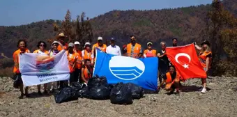 Marmaris'te Yanan Alanlarda Temizlik Yapıldı