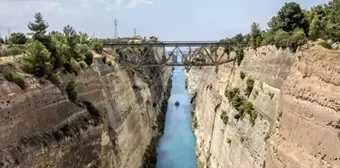 Yunanistan'ın Korint Kanalı Gemi Trafiğine Yeniden Açıldı