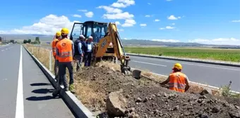 Kars yerel haberleri | Arpaçay'da çevre yolu aydınlatılıyor