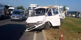 Samsun 3. sayfa: Samsun'da trafik kazası: 5 yaralı