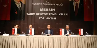 Mersin gündem haberi: Bakan Kirişci, Mersin'de Tarım Sektör Temsilcileri Toplantısı'nda konuştu Açıklaması