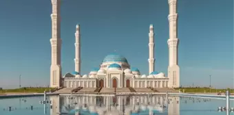 Guinness'e aday Nur Sultan Büyük Camii açılıyor