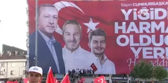 Cumhurbaşkanı Erdoğan Erol Olçok ve oğlu için kürsüde dua etti