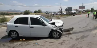 Konya haber | Konya'da iki otomobilin çarpışması sonucu 7 kişi yaralandı