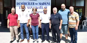 Aydın haberi! Söke Demirciler Odası aşure ve tavuklu pilav geleneğini bozmadı