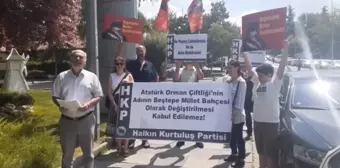 Hkp, Aoç'nin Adının 'Beştepe Millet Ormanı' Olarak Değiştirilmek İstenmesi ile İlgili Suç Duyurusunda Bulundu