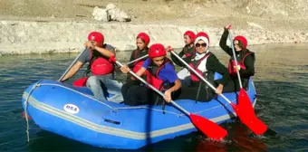 Bozok yaylasında rafting heyecanı