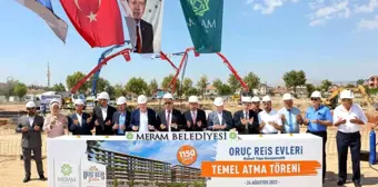 Konya haberleri! Meram'da Oruç Reis Evleri'nin temeli atıldı