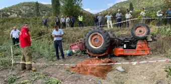 Son dakika haberi! Balıkesir'de devrilen traktörün sürücüsü ile yeğeni hayatını kaybetti