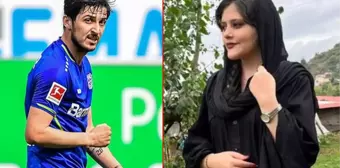 İranlı golcü Sardar Azmoun her şeyi göze alarak ülkesindeki kadınlara destek verdi: Allah beni kafir eylesin