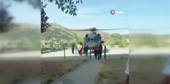 Son dakika haber... Astım hastası çocuğun imdadına askeri helikopter yetişti