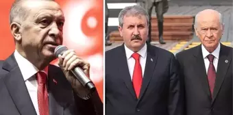 Türkiye Yüzyılı programında dikkat çeken detay! Bahçeli'ye teşekkür eden Erdoğan, Destici'yi es geçti