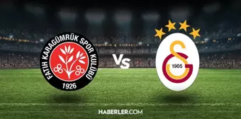 Fatih Karagümrük - Galatasaray maçı kaç kaç, maç özeti izle! Fatih Karagümrük - Galatasaray maçının gollerini kim attı? Fatih Karagümrük - GS maçının