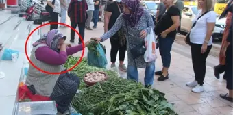 Yürekleri ısıtan görüntüler! Haberi alan seyyar satıcı kadının önünde sıraya girdi