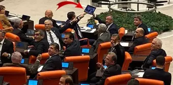 CHP'li Özkoç'un gösterdiği fotoğraf Meclis'i karıştırdı! Fuat Oktay'dan yanıt gecikmedi