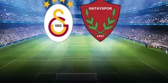 Galatasaray Hatayspor maç kadrosu ilk 11'ler! GS Hatay maçı ilk 11'ler kimler var? Galatasaray ilk 11!