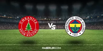 Ümraniyespor - Fenerbahçe maçı ne zaman, saat kaçta, hangi kanalda? 23 Ocak Hangikredi Ümraniyespor - Fenerbahçe maçı nerede yayınlanacak?