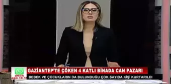 Depreme canlı yayında yakalandı, spikerin zor anları kamerada