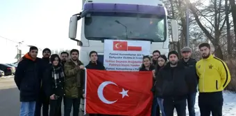 Polonya'dan ilk yardım tırı Türkiye'ye yola çıktı