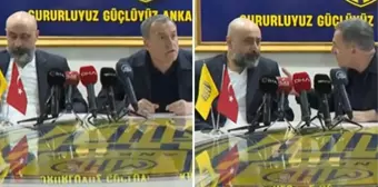 Tolunay Kafkas da şaşırdı! Ankaragücü Başkanı Faruk Koca'nın gergin anları törende buz kestirdi