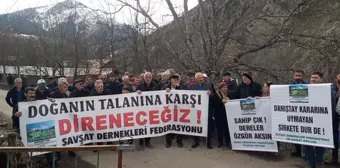 Danıştay Tarafından İptal Edilen Hanlı Hes Bölgesinde Yapılmak İstenen Çed Toplantısı, Bölge Halkı Tarafından Protesto Edildi