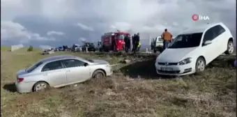 Yozgat'ta zincirleme trafik kazası: 1 ölü, 8 yaralı