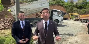 CHP Trabzon Milletvekili Adayları Güney Çevre Yolu için AKP'ye Tepki Gösterdi