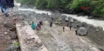 Rize'de evlerine giren ayı için yola çıkan aile trafik canavarının kurbanı oldu