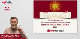 CHP Parti Okulu Sandık Güvenliği Eğitimini Sosyal Medyada Paylaştı